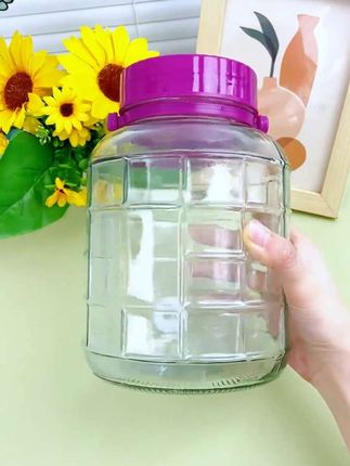 多功能泡酒泡菜瓶,加厚无铅玻璃双层密封盖.密封性更好,泡酒泡菜装五谷杂粮,用它都很好用#泡菜坛子#泡酒#密封罐#结实耐用#玻璃泡酒瓶带龙头