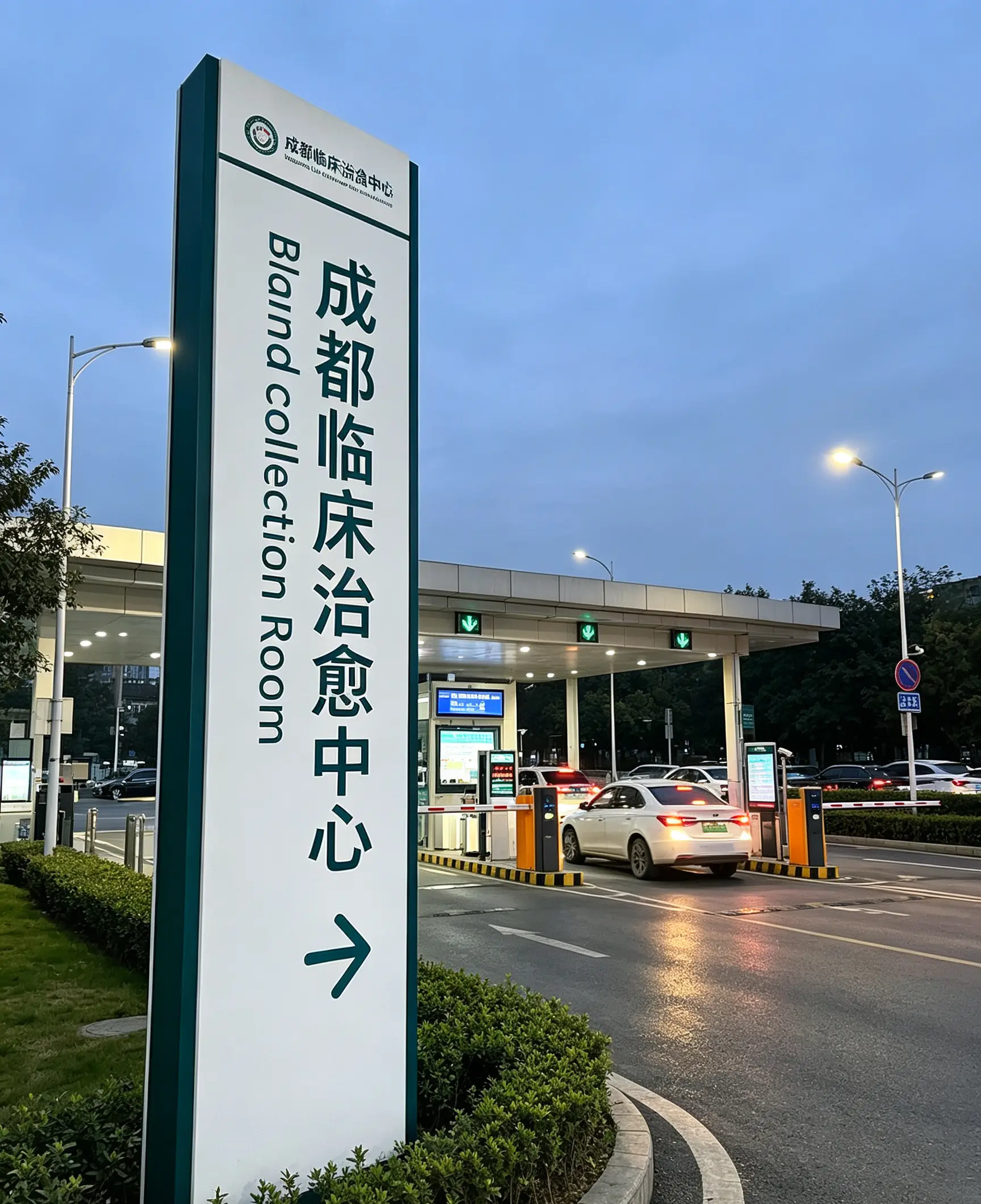 天色已经慢慢暗下来,站在医院外面的指示牌旁边,回想今天一整天 - 抖音