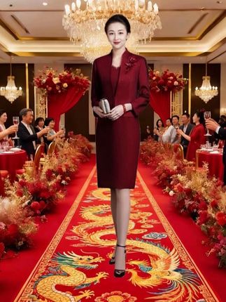 #婚庆礼服 #婚礼妈妈礼服 #新中式礼服 #喜婆婆喜妈妈婚宴礼服#中国风婚礼