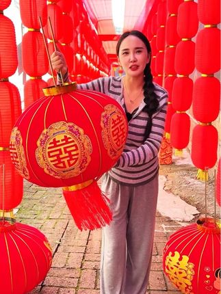 #结婚喜字灯笼 太好看了!张灯结彩喜洋洋,大红灯笼挂起来,浓浓的喜庆氛围扑面而来#婚庆用品#结婚#新婚大喜#婚房布置