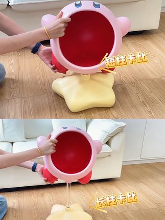 星之卡比零食架在比高矮诶🎀 #星之卡比 #摆件 #零食架 #零食 #玩个很新的东西