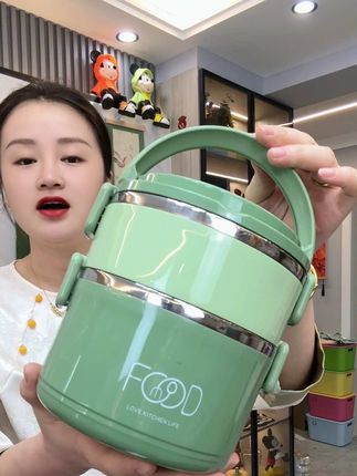 #不锈钢饭盒 #保温饭盒 #便当盒 #超便宜超划算 #好物推荐🔥