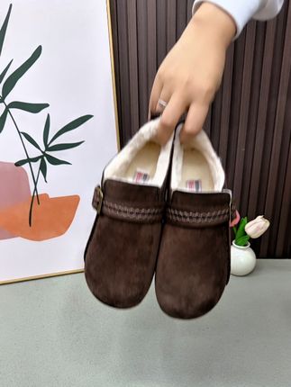 加绒勃肯鞋女冬季新款加厚毛毛鞋老北京棉鞋一脚蹬保暖防滑妈妈鞋#毛毛鞋#加绒豆豆鞋 #加厚毛毛鞋#一脚蹬懒人鞋