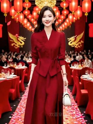 #婚礼妈妈礼服 #喜婆婆喜妈妈 #婚礼妈妈装
