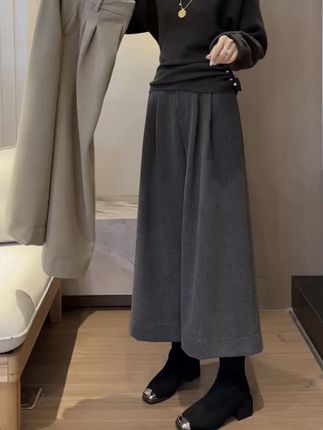 #时尚百搭 #阔腿裤 #裤裙 #谁穿谁好看