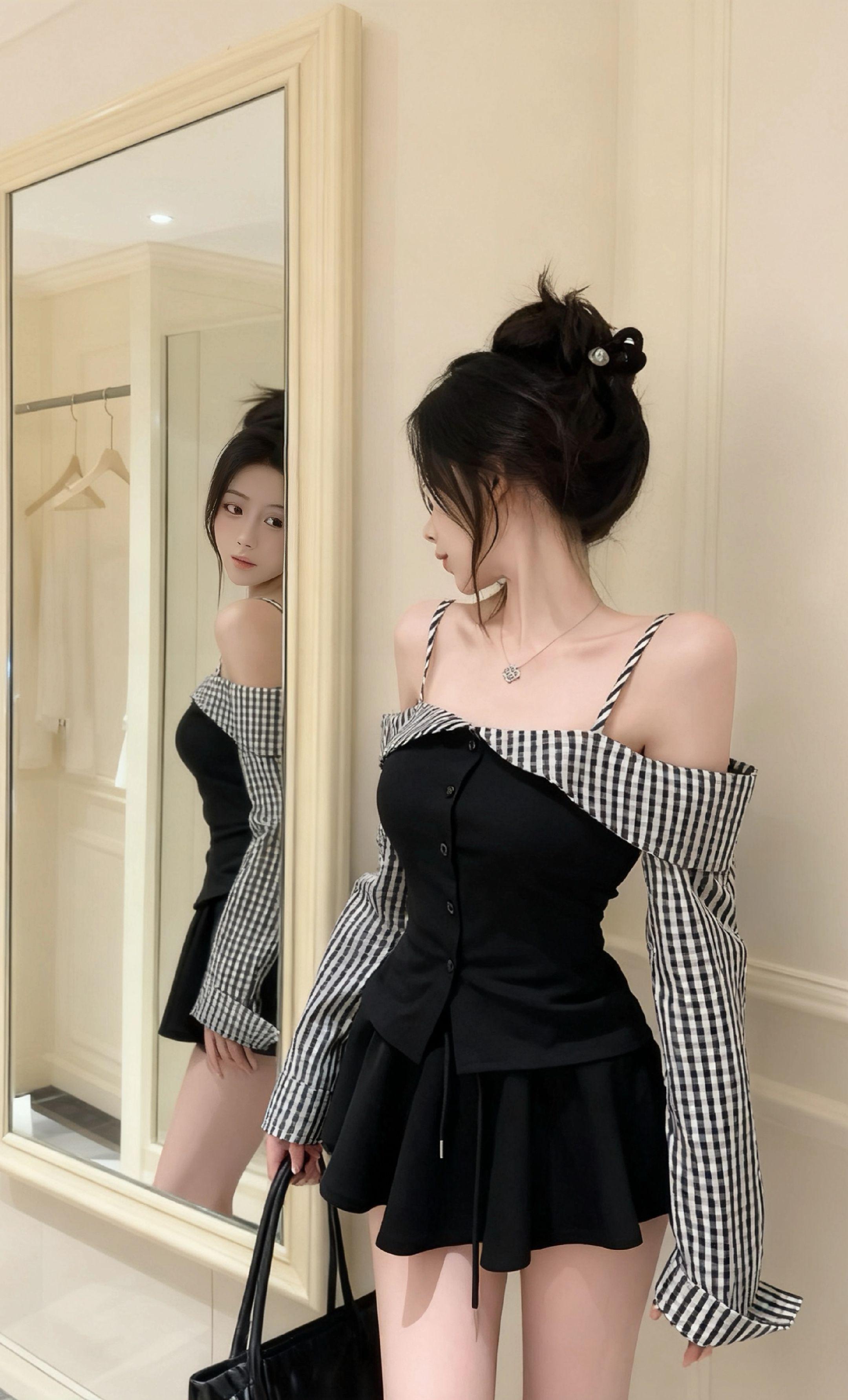 #辣妹穿搭 #纯欲天花板 #约会穿搭 #甜辣妹 #气质穿搭
