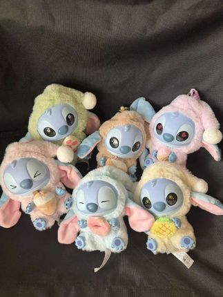 名创优品迪士尼史迪奇再困也要吃一口系列搪胶_MR盲盒#盲盒 #迪士尼 #史迪仔 #挂件 #挂件挂饰