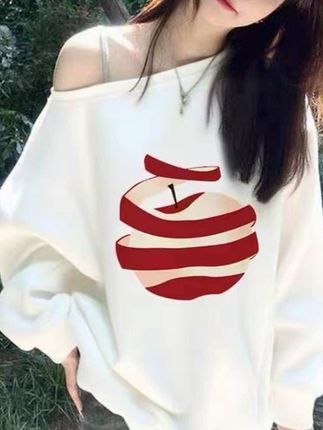 印花秋冬季内搭长袖T恤女 #休闲穿搭 #时尚穿搭 #穿搭穿搭 #穿搭ootd #爱了爱了