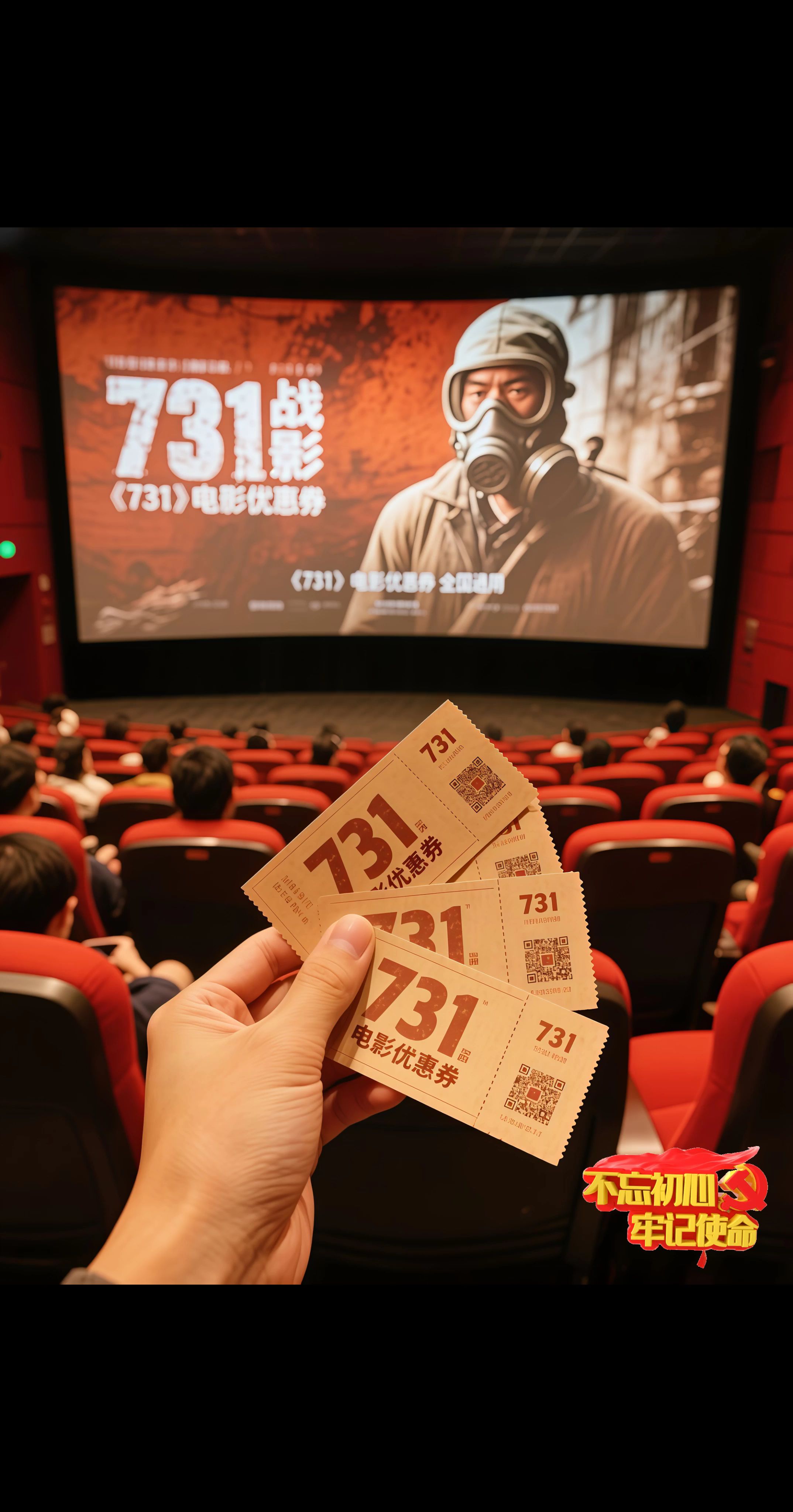 观《731》铭记历史,勿忘先辈苦难!#电影热烈上映 #电影 #电影优惠券抖音团购 #731电影