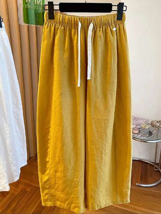 #天丝亚麻女弯刀裤#多色可选#时尚洋气#显高显瘦显腿长 #又美又飒