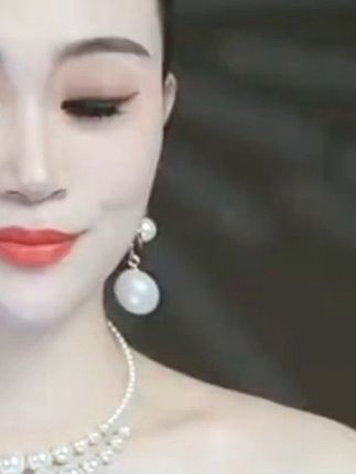铜合金仿珍珠耳饰 YinMan〖佳人如故〗设计师款高级大气复古耳环#耳饰#耳环