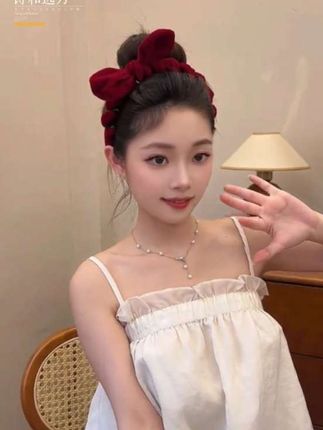 蝴蝶结发箍#发箍 #发箍这样戴好美 #头饰发饰 #发饰