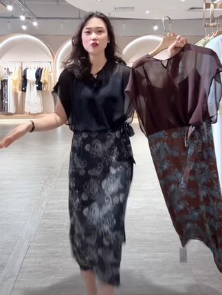 #高级感穿搭 #休闲舒适 #显瘦长裙 #新款连衣裙