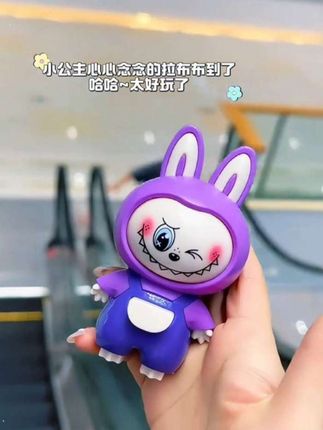 谁能拒绝一个会变脸的拉布布挂件啊!!这也太可爱啦~ #也太可爱了吧 #挂件 #变脸玩具 #拉布布 #解压玩具