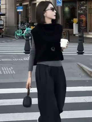 #气质穿搭#时尚套装 #春秋新款 #宽松有范 #减龄显瘦穿搭