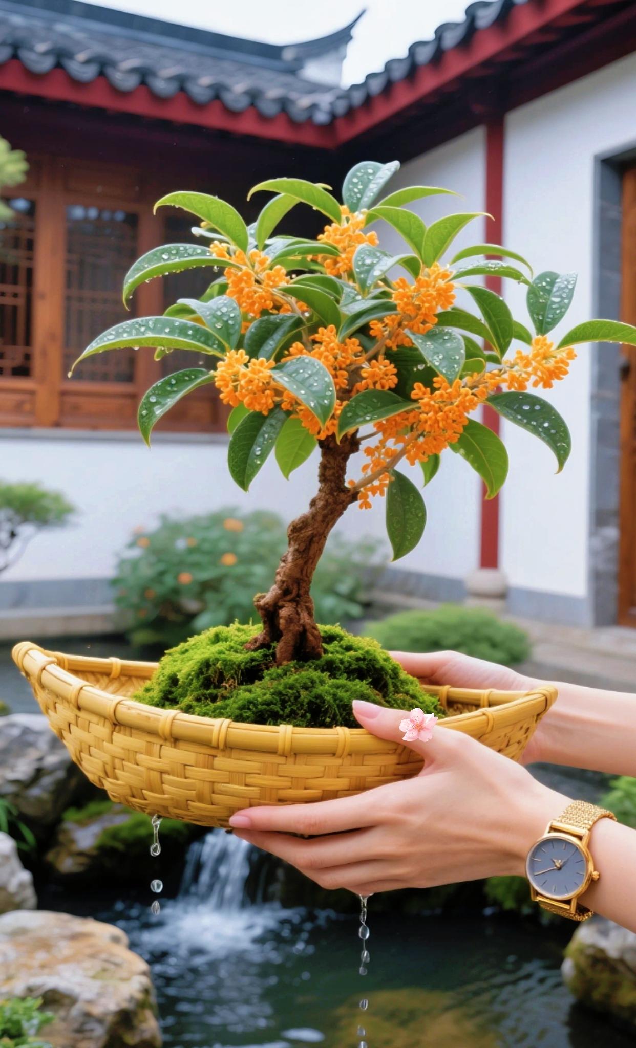 八月桂花,家中的秋日芬芳✨ 当夏末余热渐退,秋日凉意初临🌬️ 家中怎能少了这盆 「八月桂」 🌼满枝金黄小花,芬芳悠悠散开 像是把整个秋日的温柔,都藏进屋里 叶片带着清晨露珠的鲜灵💦 摆在客厅、书房,氛围感直接拉满 🍂季节限定的美好,别让它溜走 现在把这盆桂花搬回家 让秋日的诗意,从进门那刻就开始蔓延~ #秋日家居好物 #桂花盆栽 #季节限定美好#花卉绿植 #养花