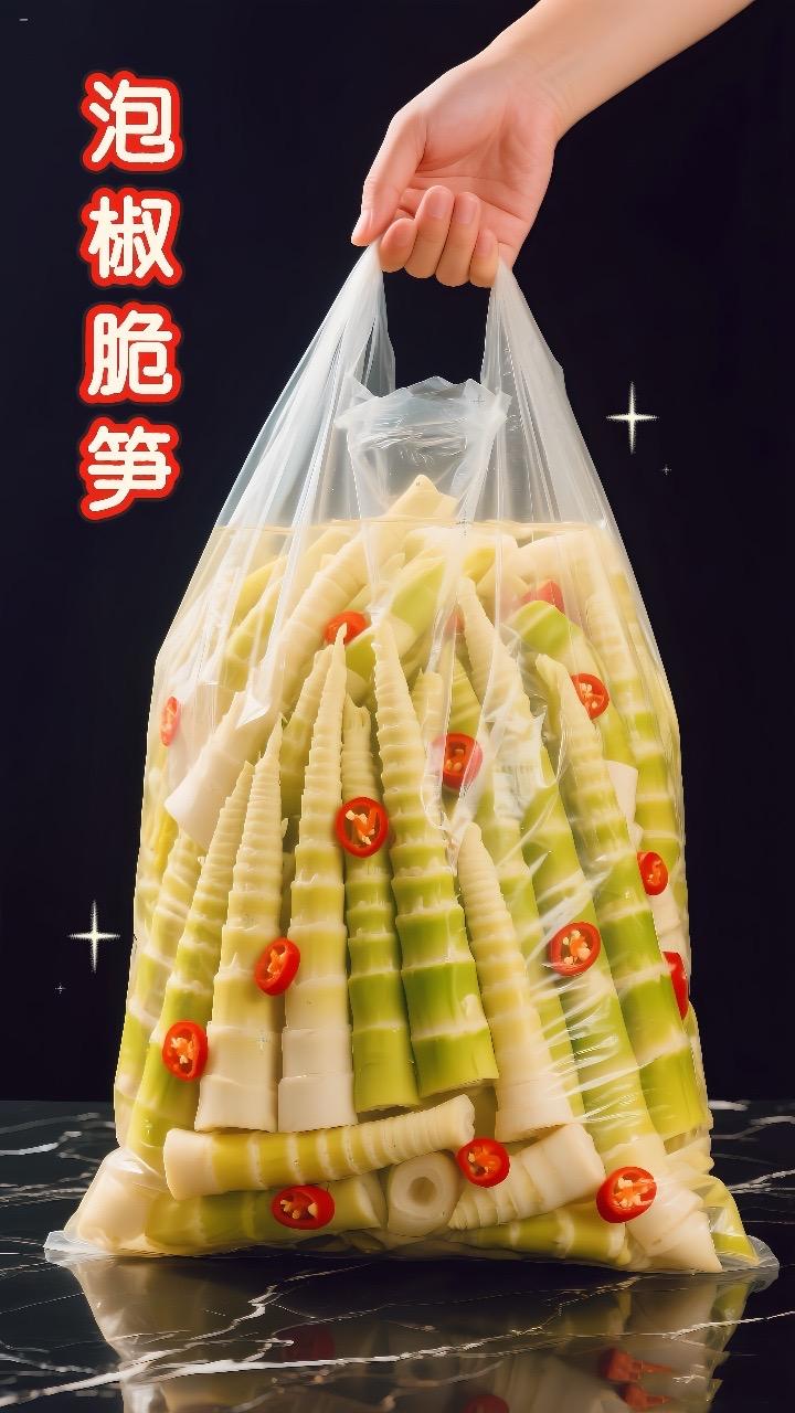 这款泡椒脆笋真的是我近期的“解馋神器”!开袋瞬间就能闻到清新的笋香混着泡椒的鲜辣,一点不冲鼻,光是气味就勾得人想立刻尝一口。笋片切得厚薄均匀,咬下去“咔嚓”脆爽,完全没有老筋,嚼着特别过瘾。#下饭菜 #太好吃了 #开胃菜 #泡椒脆笋#脆笋#脆笋#开胃菜#泡椒脆笋