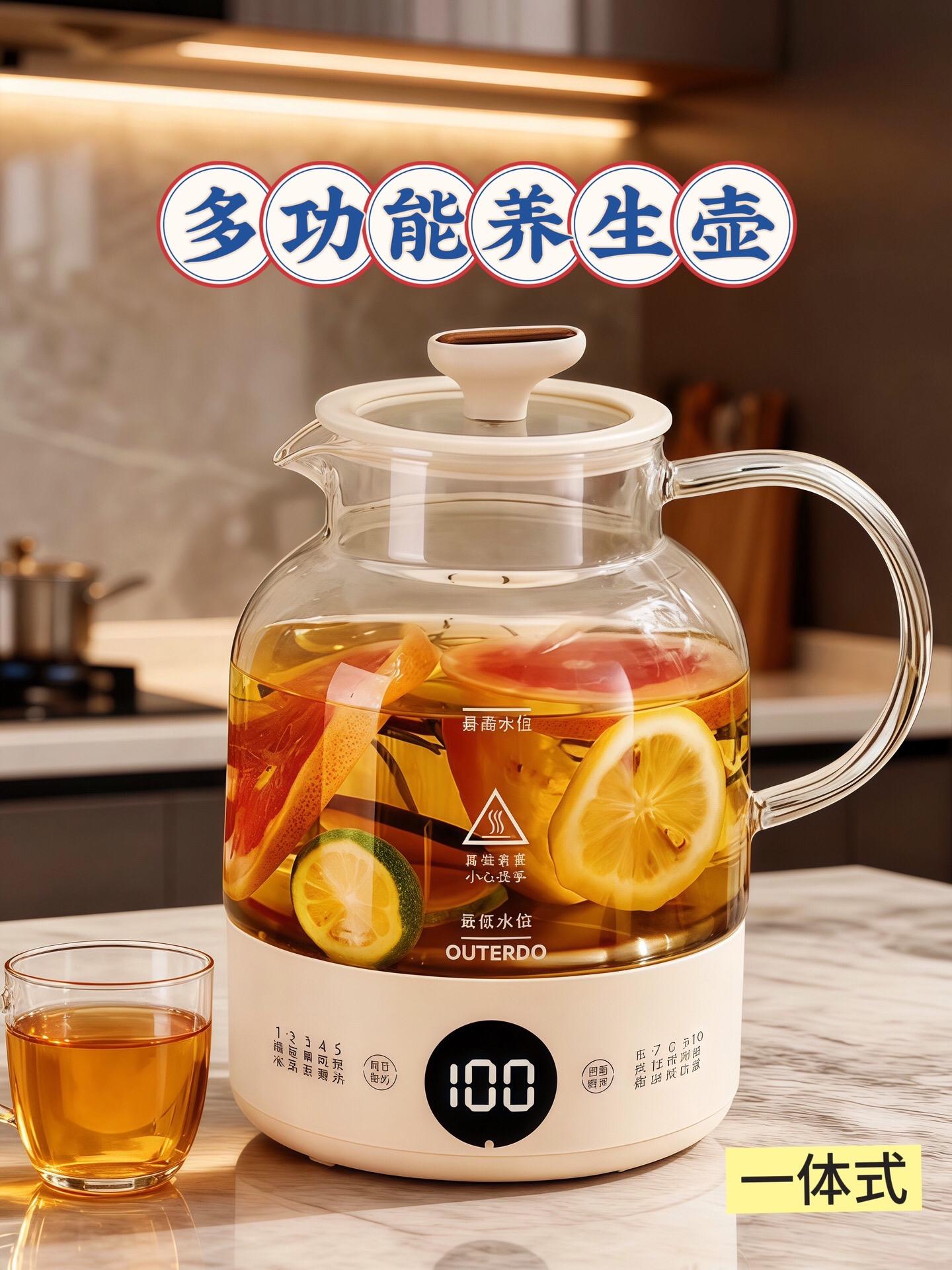 全新升级养生壶,让每一份“不称心”都变“超称心” 你说养生壶煮茶不够方便?我们直接升级十大全能模式,煮茶、烧水、炖甜品、熬浓汤一键切换,真正实现一壶多用,告别厨房繁琐。 你觉得容量局促不够分享?我们扩容至1升大空间,无论是全家的早茶还是朋友小聚的饮品,都能轻松承装,满足多人需求。 你烦透了反复起身续热水?我们特别新增智能定时保温,设定好时间,一整天都能随时喝到温度刚好的暖饮,暖心又省心。 还有哪些需求没被满足?尽管告诉我们!这款养生壶,只为贴合你的每一个生活细节。 #强烈推荐 #健康养生 #喝出来的健康 #养生壶 #好物推荐🔥