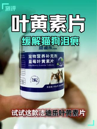猫咪泪痕烦恼终结者!试试这款叶黄素片,效果真的很赞~🐾💊 #杰迪乐 #宠物好物 #猫咪护理必备#狗狗泪痕