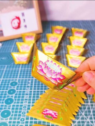 莲花宝#手工折纸 #手工折纸教程 #折纸教程 #半成品