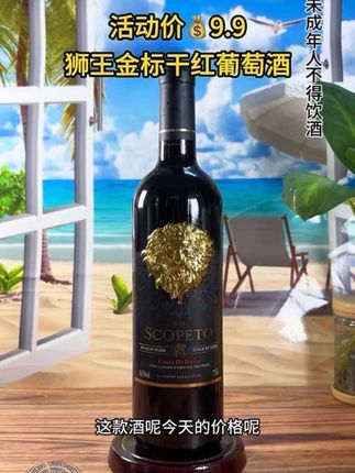 #红酒推荐 金标狮王干红葡萄酒#葡萄酒 #红酒#仙女都在喝什么 #无限回购的宝藏单品