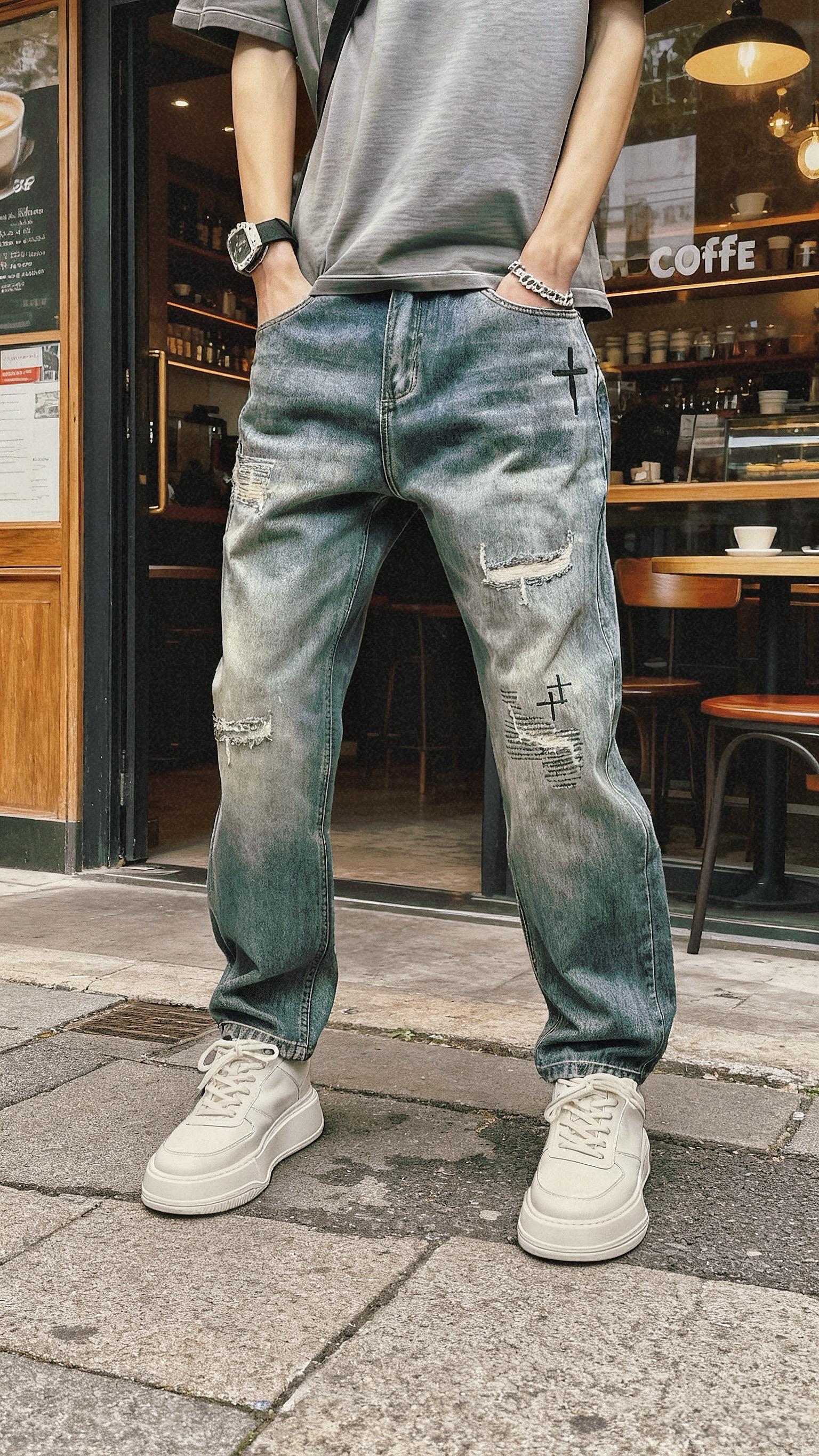 #ootd穿搭 #美式复古 #潮流穿搭 #秋冬穿搭 #直筒牛仔裤