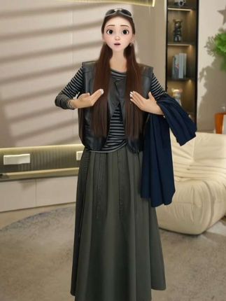 #优雅气质 #春秋穿搭 #女神范 #高级感穿搭 #气质女人