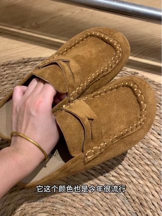 豆豆鞋半拖#女鞋推荐 #女鞋 #一脚蹬 #宝藏鞋子 #鞋子推荐