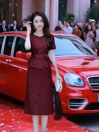 #喜婆婆喜妈妈婚宴礼服#精致优雅#谁穿谁好看#气场全开#时尚穿搭@DOU+小助手