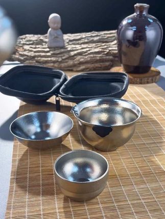 .纯钛旅行茶具套装,一壶多杯,轻便户外泡茶#茶具 #茶文化