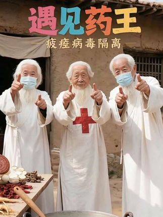 遇见药王 #药王孙思邈#药王#孙思邈@抖音小助手
