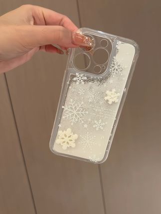 不敢想象!冬天用这个雪花流麻手机壳会有多美#雪花#手机壳#这个手机壳真的长在我心巴上了 #这也太好看了