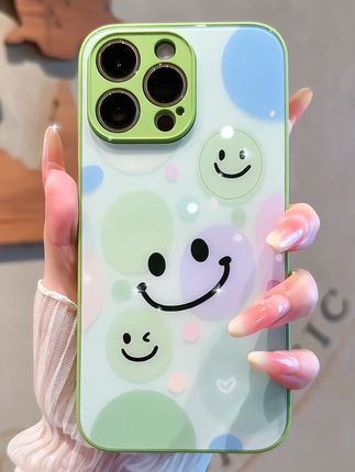 好清新的绿色笑脸😊壳壳 真的太治愈了~#笑脸 #手机壳 #仙女必备 #这也太好看了 #3c好物推荐
