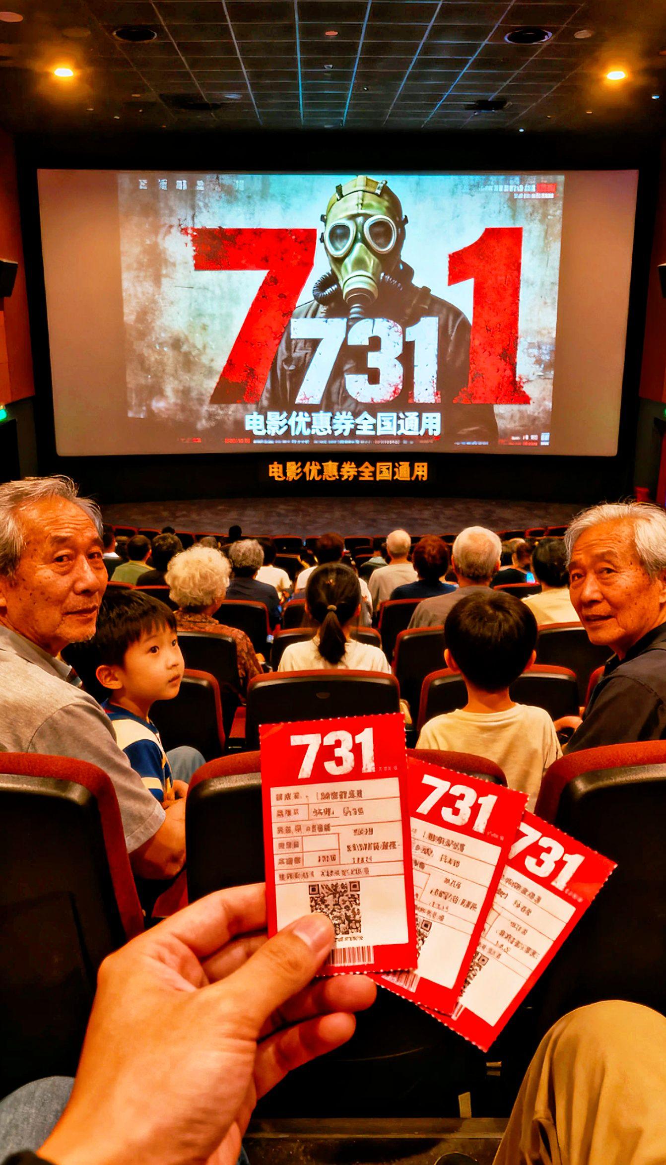 #电影731定档#电影热烈上映#勿忘国耻吾辈自强 #铭记历史吾辈自强 #电影
