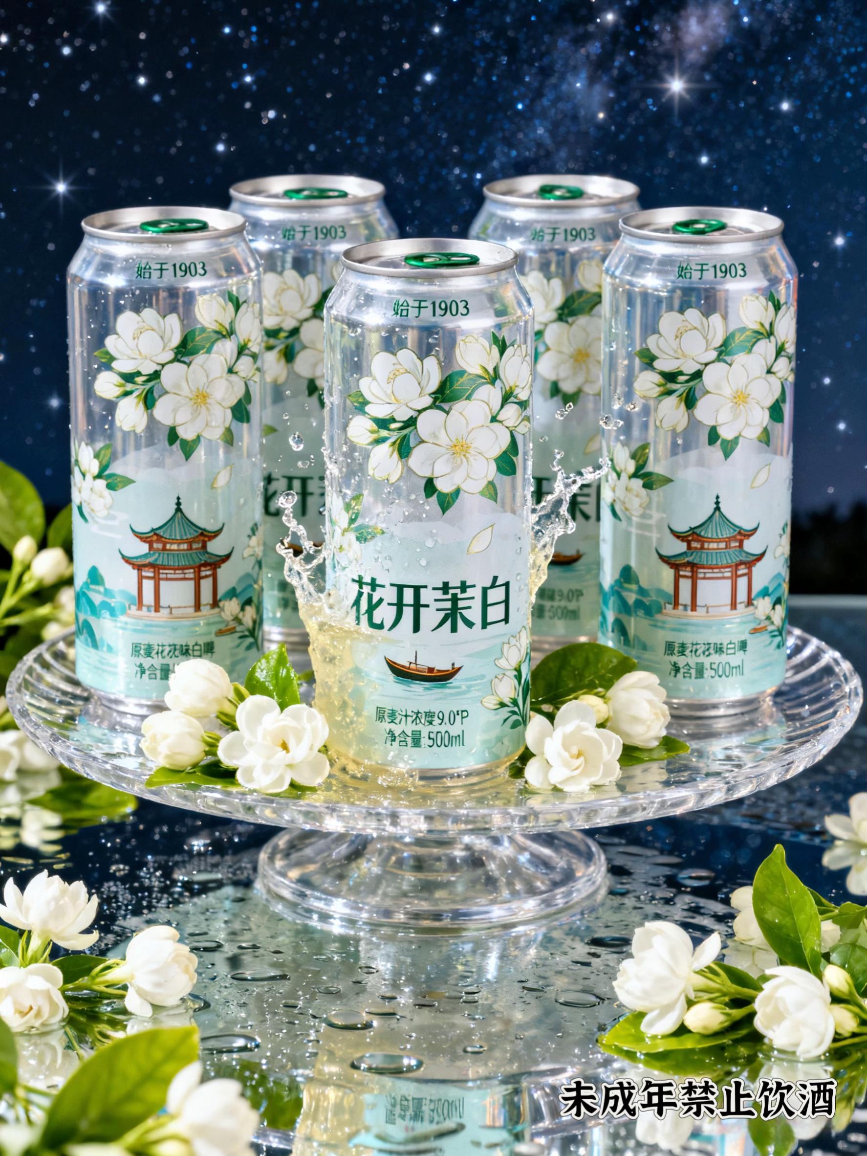 清风相送茉莉香,举杯清茶过今宵~#强烈推荐 #上热门话题🔥🔥🔥 #青岛啤酒官方旗舰店
