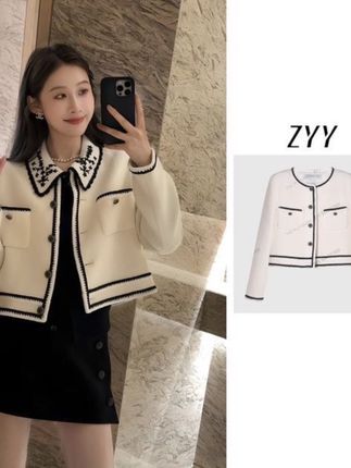 #高级感穿搭 #我࿆要࿆上࿆热࿆们࿆ 2025新品轻奢小香风短法式花呢外套