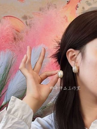 秋冬刚需耳饰,配毛衣、搭围巾都绝了!#耳钉高级 #气质百搭 #时尚耳饰 #精品耳饰 #首饰控