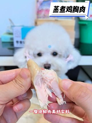 没时间做饭的就试试这个蒸煮鸡胸肉吧,真材实料,吃的安全,吃的放心,比自己煮的还要鲜嫩#蒸煮鸡胸肉 #鸡胸肉 #狗狗零食 #萌宠好物