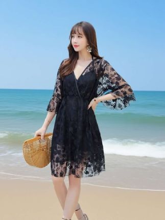 #泳衣 #大码泳衣 #温泉泳衣 #度假穿搭 #宽松大码泳衣