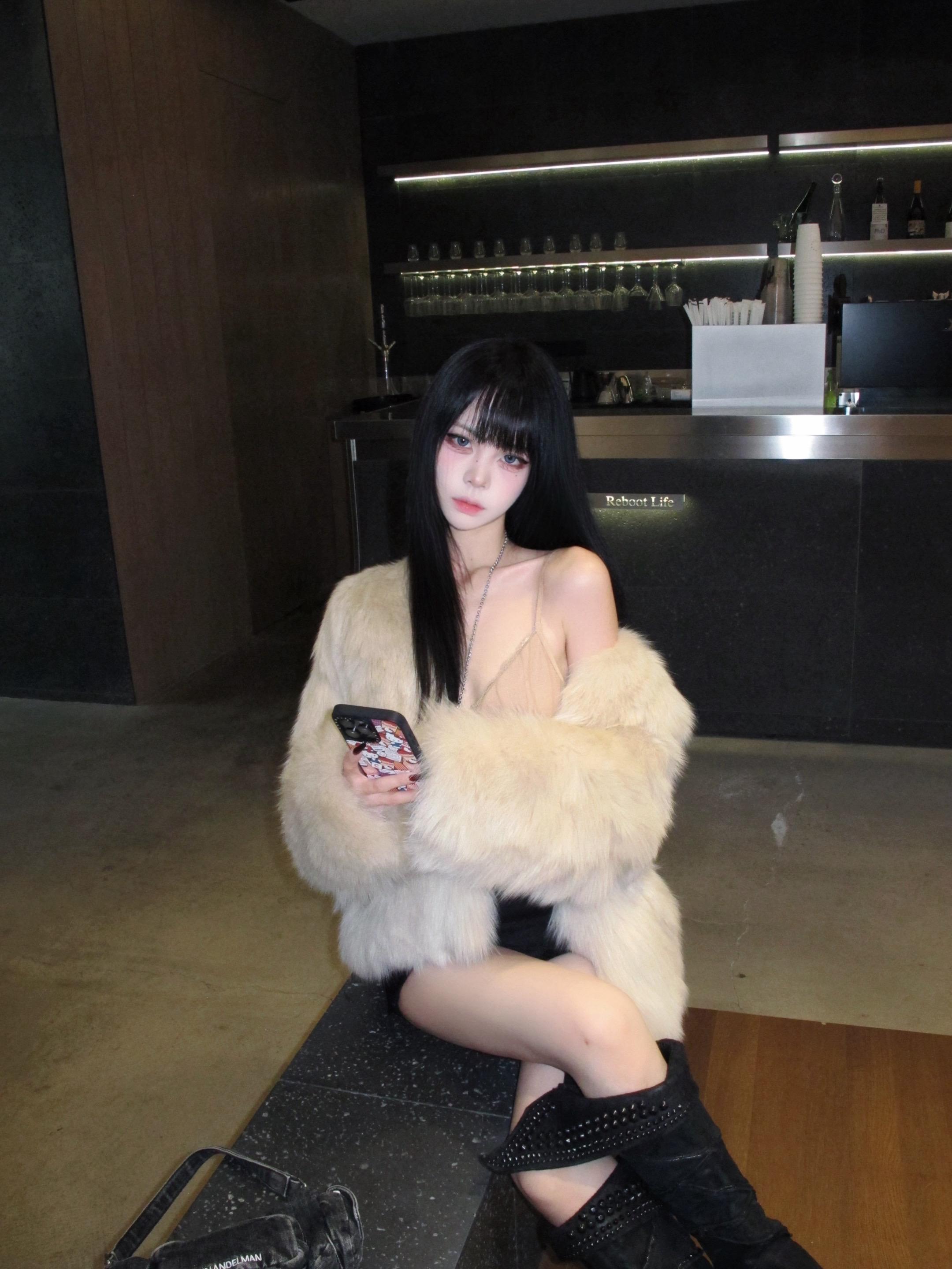 毛茸茸。#ootd