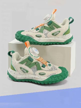 jeep男童女童夏季运动鞋儿童透气鞋软底防滑时尚登山鞋。#童鞋#儿童运动鞋#软底软面上脚超舒服#高品质时尚童鞋#登山鞋