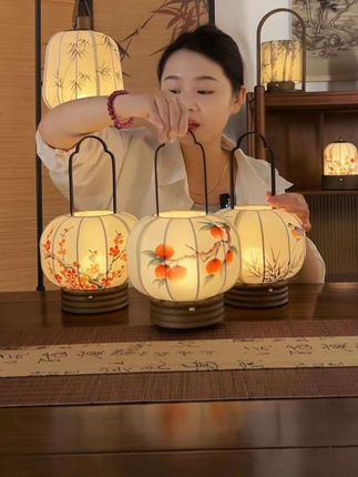 宋代美学台灯 #卧室灯 #床头灯 #禅意灯 #氛围灯 #台灯