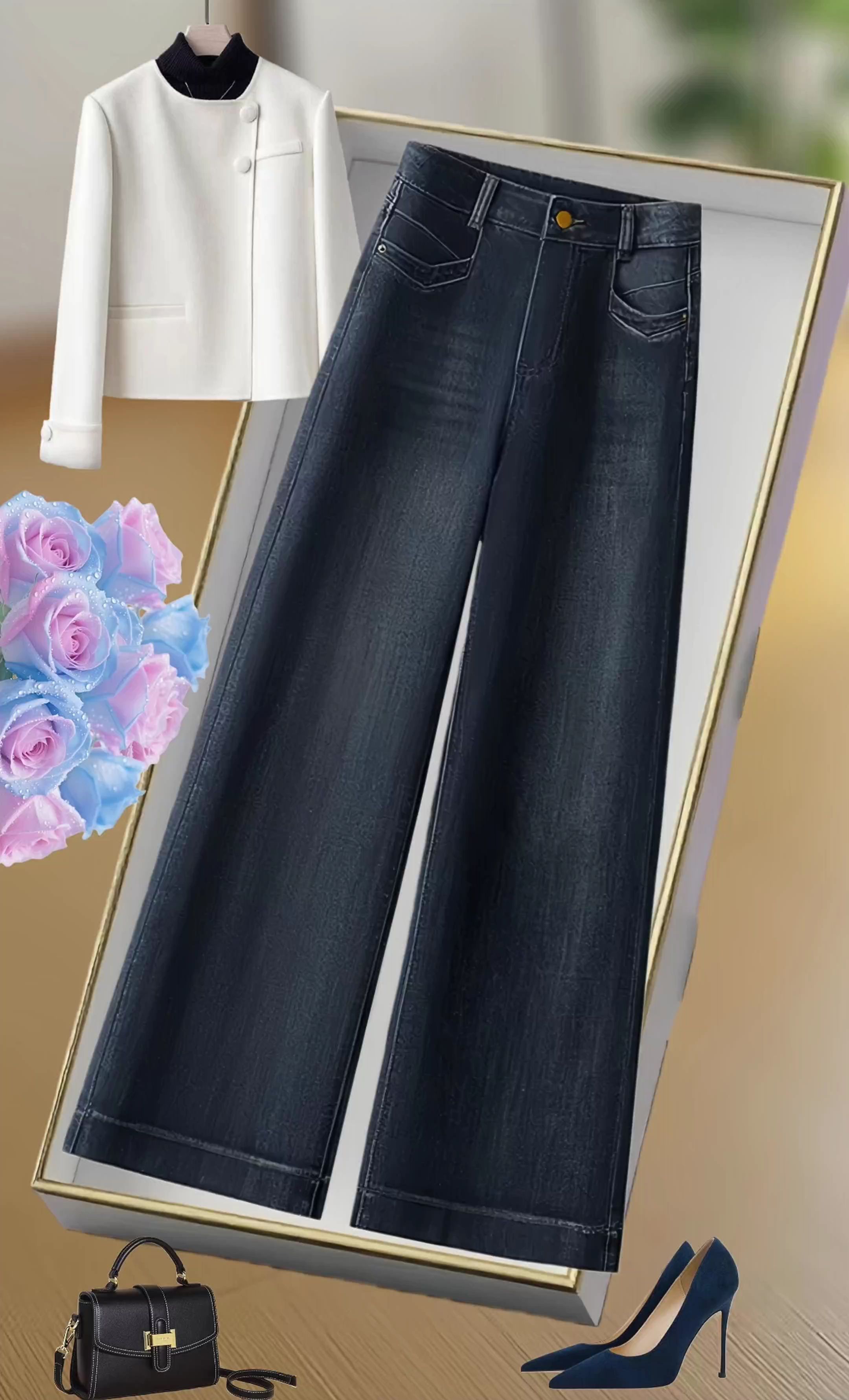 #显高显瘦显腿长 #简约大气 #藏肉显瘦穿搭 #裤子穿搭 #休闲百搭 @抖加🔥上热门🔥dou+🔥热点宝 @抖音小助手 @抖加上热门