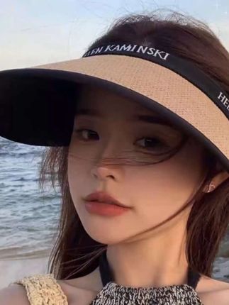 #好物推荐🔥 #百搭遮阳帽 #帽子控看过来 #空顶帽 #编织空顶帽