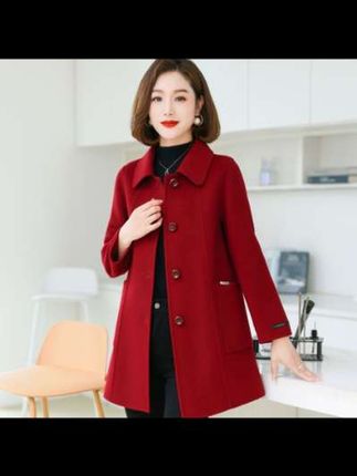 ziyang/孜洋秋冬新款百分百双面绵羊毛大衣中款外套显瘦修身8815#秋冬必备 #舒适百搭 #不挑年龄不挑身材 #修身显瘦 #大衣 @DOU+上热门 @DOU+小助手 @巨量千川