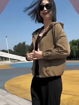#休闲连帽外套 #短款外套 #秋季新款 #好物分享