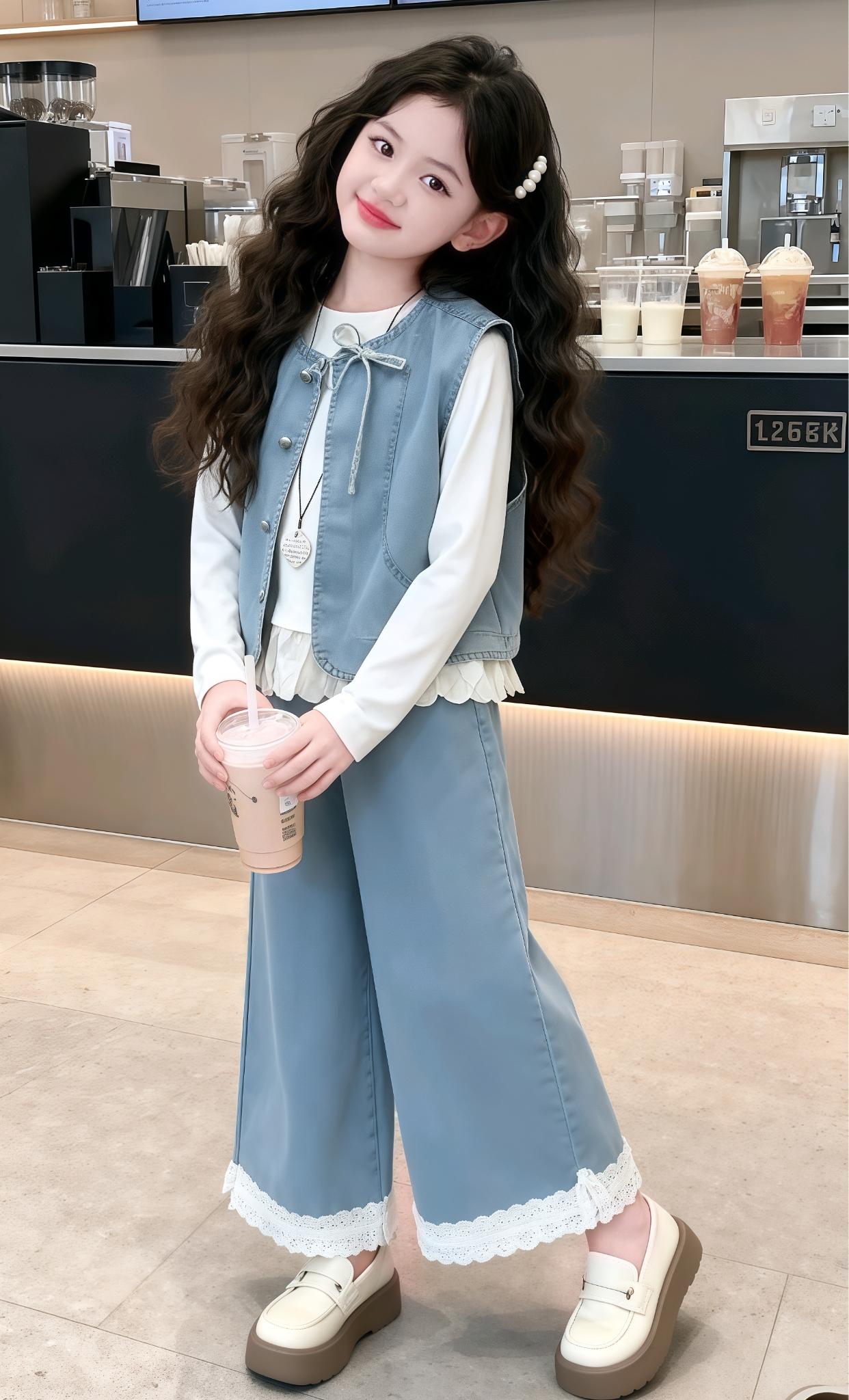 #预制国庆出游穿搭 #高品质童装 #女童穿搭 #春秋穿搭 #女童套装