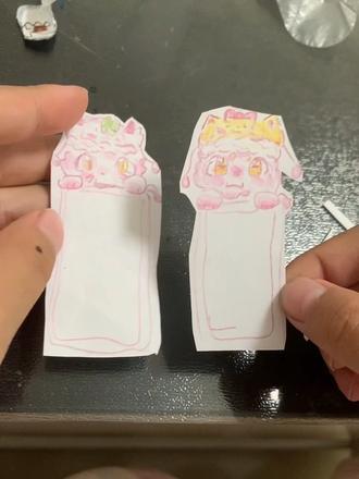 我做的这个是小动物便签#卡通卡片制作 #自制可爱卡片 #小学生日常 #儿童手绘
