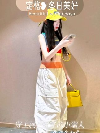 女童高级感夏装套装2025新款多巴胺风儿童夏季工装裤大童韩系穿搭#童装#童装穿搭#童装搭配
