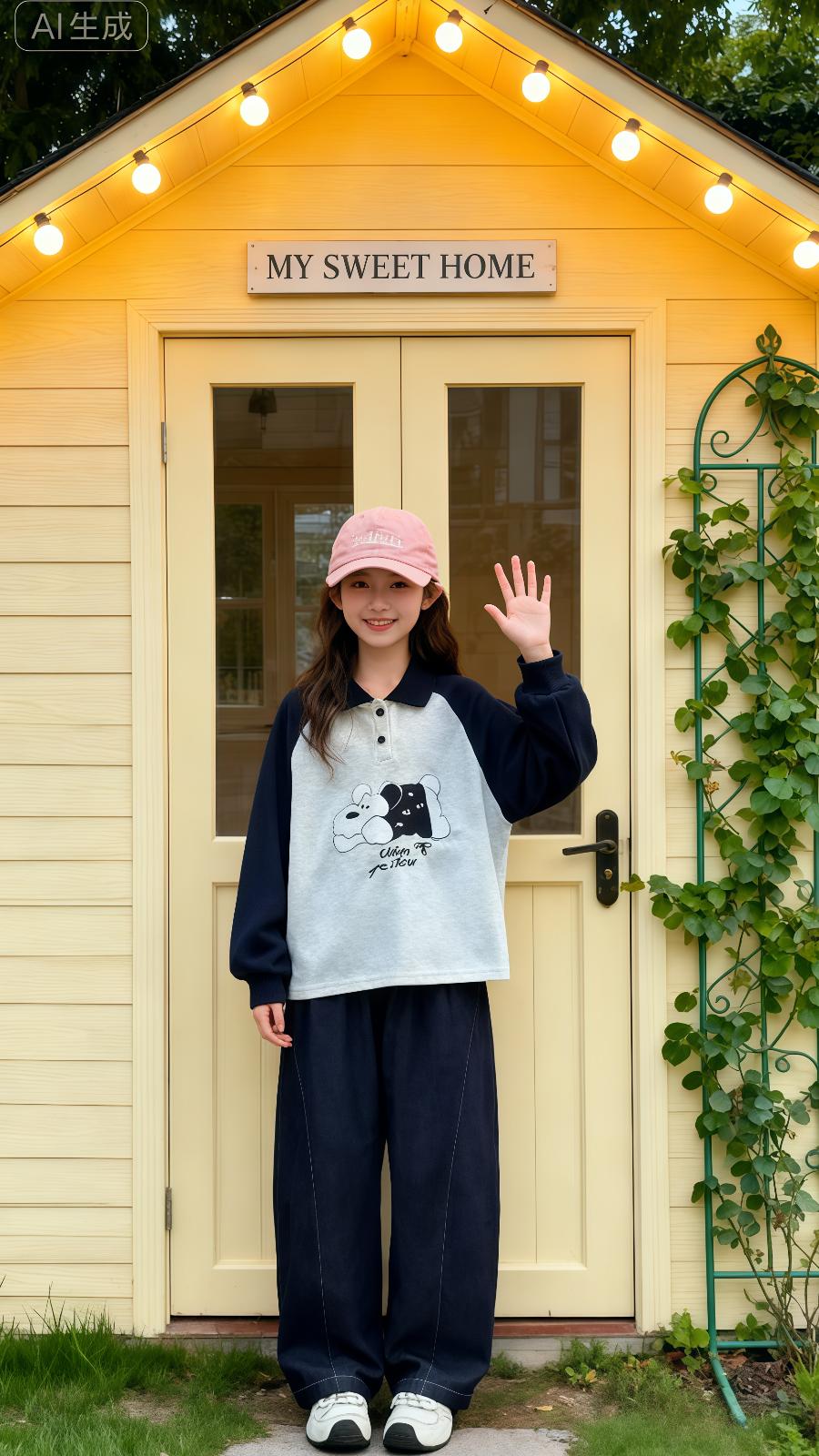 #慵懒风穿搭 #穿搭分享 #女童穿搭 #撞色搭配 @DOU+上热门 @抖音创作小助手